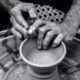 hands on pottery wheel - wheel of thought