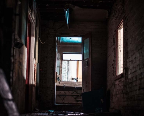 dark alley - most haunted places